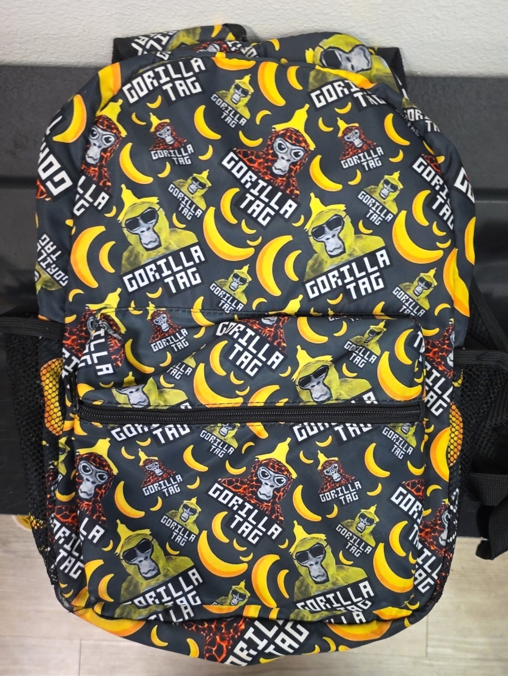 Gorilla Tag Banana Print Gaming Backpack
